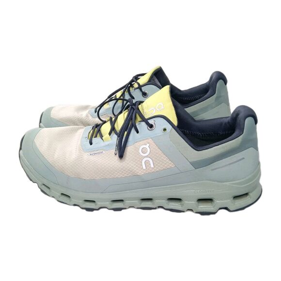 ON Cloudvista Waterproof Shoes Men's Size 9.5 Chalk Moss 74.98276 - Picture 2 of 8